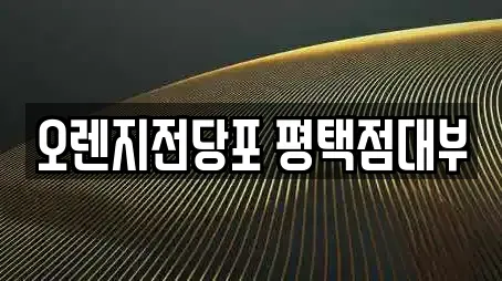 오렌지전당포 평택점대부