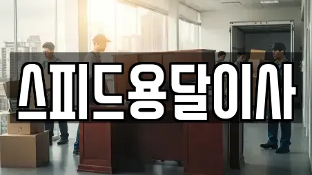 스피드용달이사