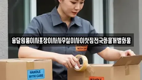 용달원룸이사포장이사사무실이사이삿짐전국화물개별화물