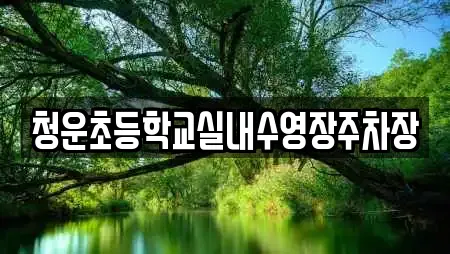 청운초등학교실내수영장주차장