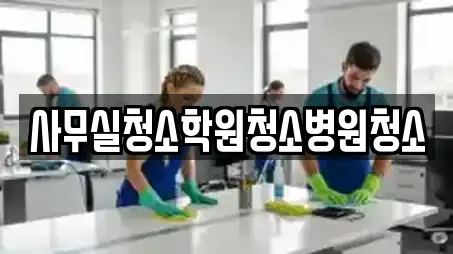 사무실청소학원청소병원청소