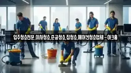 입주청소전문,이사청소,준공청소,집청소,에어컨청소업체-아크홈