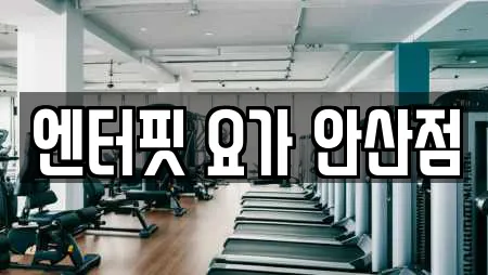 엔터핏 요가 안산점