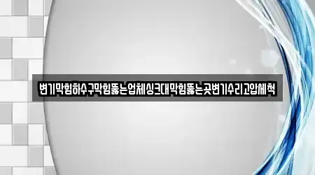 변기막힘하수구막힘뚫는업체싱크대막힘뚫는곳변기수리고압세척
