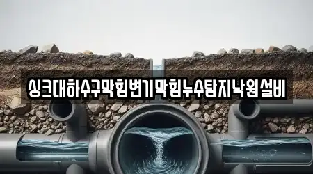 싱크대하수구막힘변기막힘누수탐지낙원설비