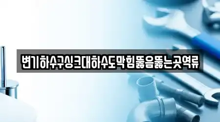 변기하수구싱크대하수도막힘뚫음뚫는곳역류