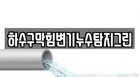 하수구막힘변기누수탐지그린
