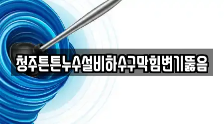 변기 뚫음 업체 5건 조회 청주 흥덕구 가경동
