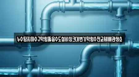 누수탐지하수구막힘뚫음수도설비싱크대변기막힘수전교체배관청소