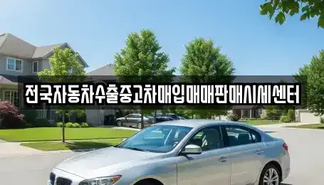 경기 성남시 분당구 서현동 중고차 전문 전국자동차수출중고차매입매매판매시세센터