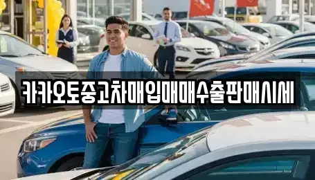 경기 포천시 관인면 중고차 전문 카카오토중고차매입매매수출판매시세