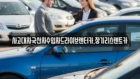 경기도 시흥시 물왕동 장기렌트카 전문 사고대차국산차수입차드라이브렌터카,장기리스렌트카