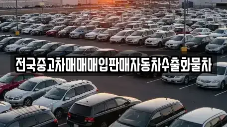 경기도 시흥시 물왕동 중고차 전문 전국중고차매매매입판매자동차수출화물차