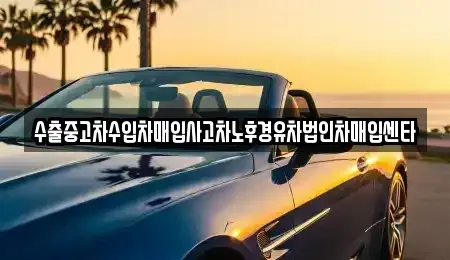 경기도 시흥시 물왕동 중고차매입 전문 수출중고차수입차매입사고차노후경유차법인차매입센타