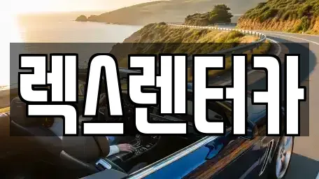 경기도 의정부시 녹양동 단기렌트카 전문 렉스렌터카