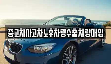 경기도 의정부시 녹양동 중고차매입 전문 중고차사고차노후차량수출차량매입