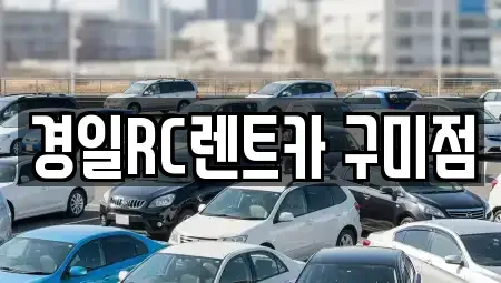 경북 구미시 남통동 렌트카 전문 경일RC렌트카 구미점
