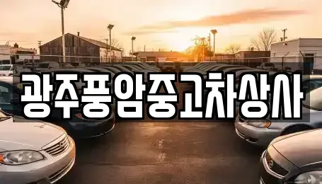 광주 광산구 동산동 중고차 전문 광주풍암중고차상사