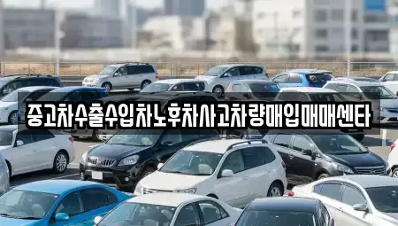 부산광역시 해운대구 재송동 중고차매입 전문 중고차수출수입차노후차사고차량매입매매센타