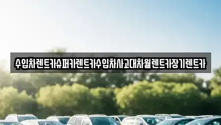 서울 동대문구 용두동 장기렌트카 전문 수입차렌트카슈퍼카렌트카수입차사고대차월렌트카장기렌트카