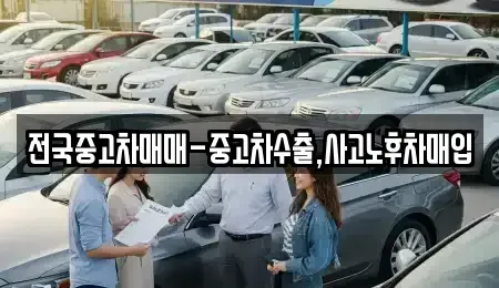 서울 영등포구 당산동6가 중고차 전문 전국중고차매매-중고차수출,사고노후차매입