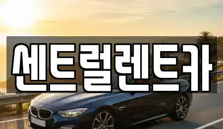 충북 청주시 상당구 남문로1가 렌트카 전문 센트럴렌트카